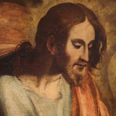 Great 17th century religious painting Christ Appearing to Saint Catherine - 4341703