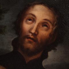 Great 17th century religious painting Saint Roch - 4312191
