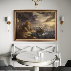 Great 17th century stormy sea marine painting - 4149308