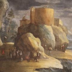 Great 17th century stormy sea marine painting - 4149311