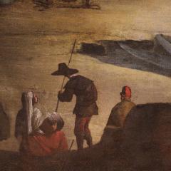 Great 17th century stormy sea marine painting - 4149316