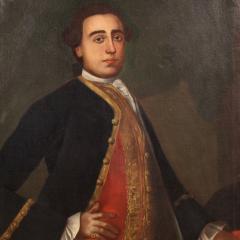 Great 18th Century Italian Painting Portrait Of A Gentleman - 4235553