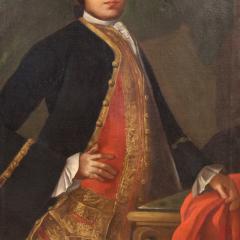 Great 18th Century Italian Painting Portrait Of A Gentleman - 4235554