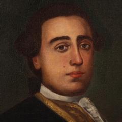 Great 18th Century Italian Painting Portrait Of A Gentleman - 4235557