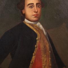 Great 18th Century Italian Painting Portrait Of A Gentleman - 4235563