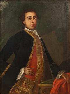 Great 18th Century Italian Painting Portrait Of A Gentleman - 4237420