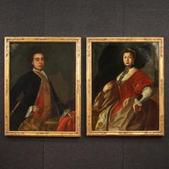 Great 18th century Italian painting Portrait of a Lady - 4227651