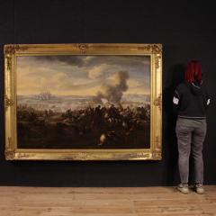 Great 18th century Italian painting battle between Christians and Ottomans - 4332917