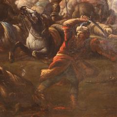 Great 18th century Italian painting battle between Christians and Ottomans - 4332925
