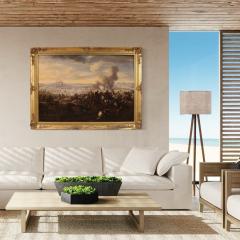 Great 18th century Italian painting battle between Christians and Ottomans - 4332927