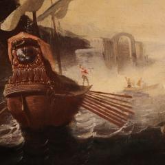 Great 18th century Italian seascape painting - 4177611