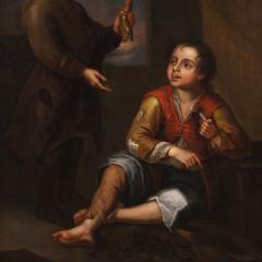 Great 18th century genre scene painting - 3898379