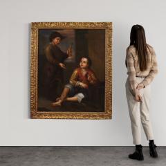 Great 18th century genre scene painting - 3898383
