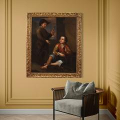 Great 18th century genre scene painting - 3898384