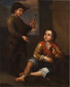 Great 18th century genre scene painting - 3898467