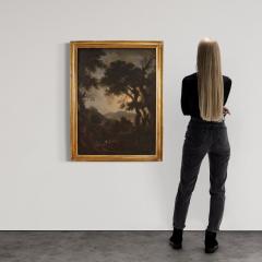 Great 18th century landscape painting with figures - 4129305