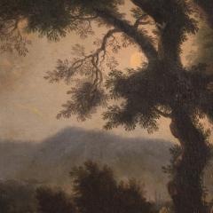 Great 18th century landscape painting with figures - 4129316