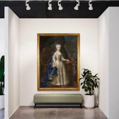 Great 18th century painting portrait of a young princess - 4259269