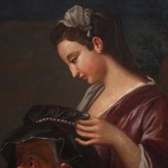 Great 18th century painting signed Charles Andr Van Loo The Painters Studio - 4191207