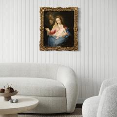Great 18th century religious painting Madonna with Child - 4240244