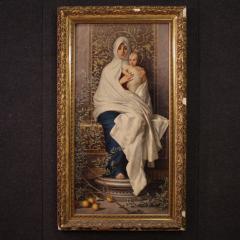 Great 19th century Italian painting Our Lady of the Olive Tree - 4320190