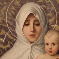 Great 19th century Italian painting Our Lady of the Olive Tree - 4320199