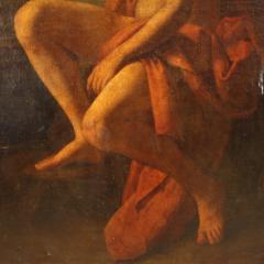 Great 19th century Italian painting Saint John the Baptist - 4046019