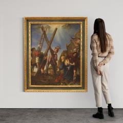 Great 19th century Italian painting the martyrdom of Saint Andrew - 3978423