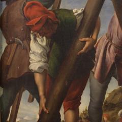 Great 19th century Italian painting the martyrdom of Saint Andrew - 3978432