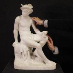 Great 19th century marble sculpture depicting Mercury - 3895274