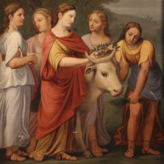 Great 19th century neoclassical painting The Rape of Europa - 4269777