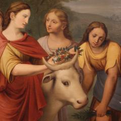 Great 19th century neoclassical painting The Rape of Europa - 4269778