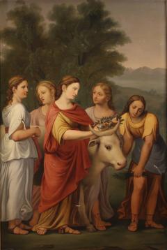 Great 19th century neoclassical painting The Rape of Europa - 4270249