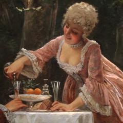 Great 19th century painting signed Prospero Piatti - 4252347