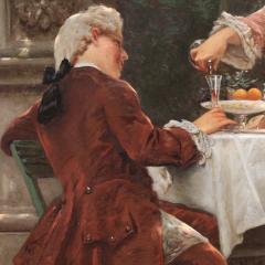 Great 19th century painting signed Prospero Piatti - 4252352