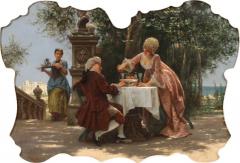 Great 19th century painting signed Prospero Piatti - 4252957