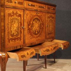 Great 20th century inlaid wood bar cabinet - 3929107