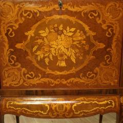 Great 20th century inlaid wood bar cabinet - 3929109