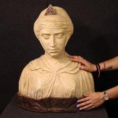Great 20th century terracotta sculpture Beatrice Portinari - 4242517