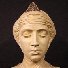 Great 20th century terracotta sculpture Beatrice Portinari - 4242525