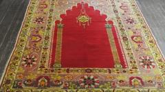 Great Antique Anatolian Oushak Prayer Rug - 3967458