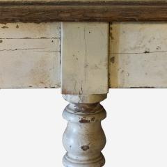 Great Antique French Farm Draping Table - 2917971