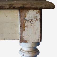 Great Antique French Farm Draping Table - 2917972