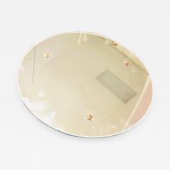 Great Art Deco Mirror with Bronze Star Accents - 885845