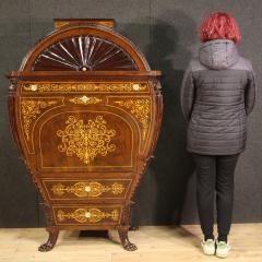 Great Austrian Biedermeier style inlaid secretaire - 4211126