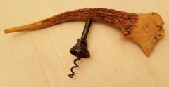 Great Gift for Dad Rare Carved Horn Corkscrew - 3249276