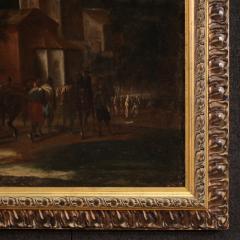 Great Italian landscape painting with figures from the 18th century - 4154987
