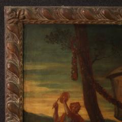 Great Italian painting from the 17th century infant Zeus and the goat Amalthea - 4227546