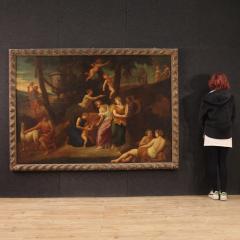Great Italian painting from the 17th century infant Zeus and the goat Amalthea - 4227547