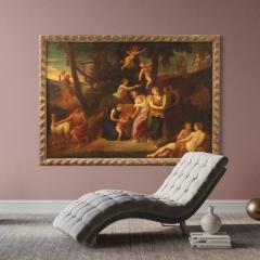 Great Italian painting from the 17th century infant Zeus and the goat Amalthea - 4227548